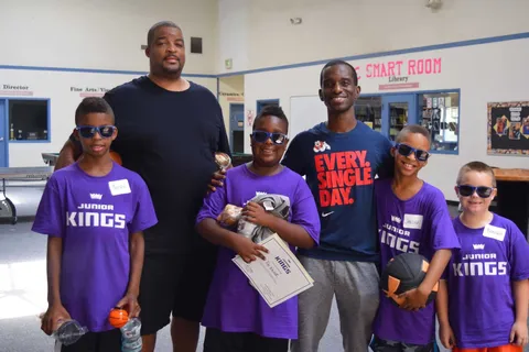 NBA YOUTH CLINIC WITH SACRAMENTO KINGS