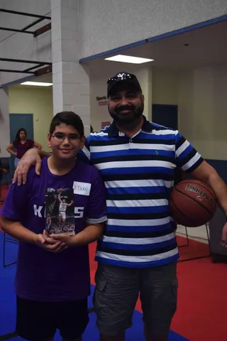 NBA YOUTH CLINIC WITH SACRAMENTO KINGS photograph 9