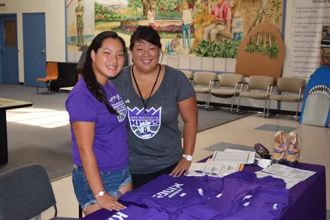 NBA YOUTH CLINIC WITH SACRAMENTO KINGS photograph 24
