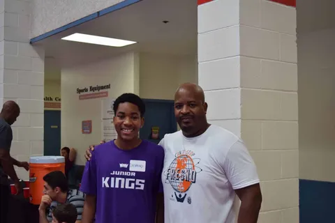 NBA YOUTH CLINIC WITH SACRAMENTO KINGS photograph 13
