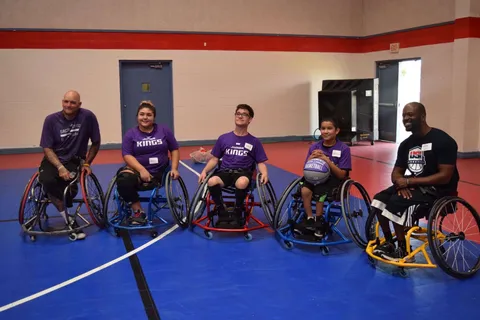 NBA YOUTH CLINIC WITH SACRAMENTO KINGS photograph 4